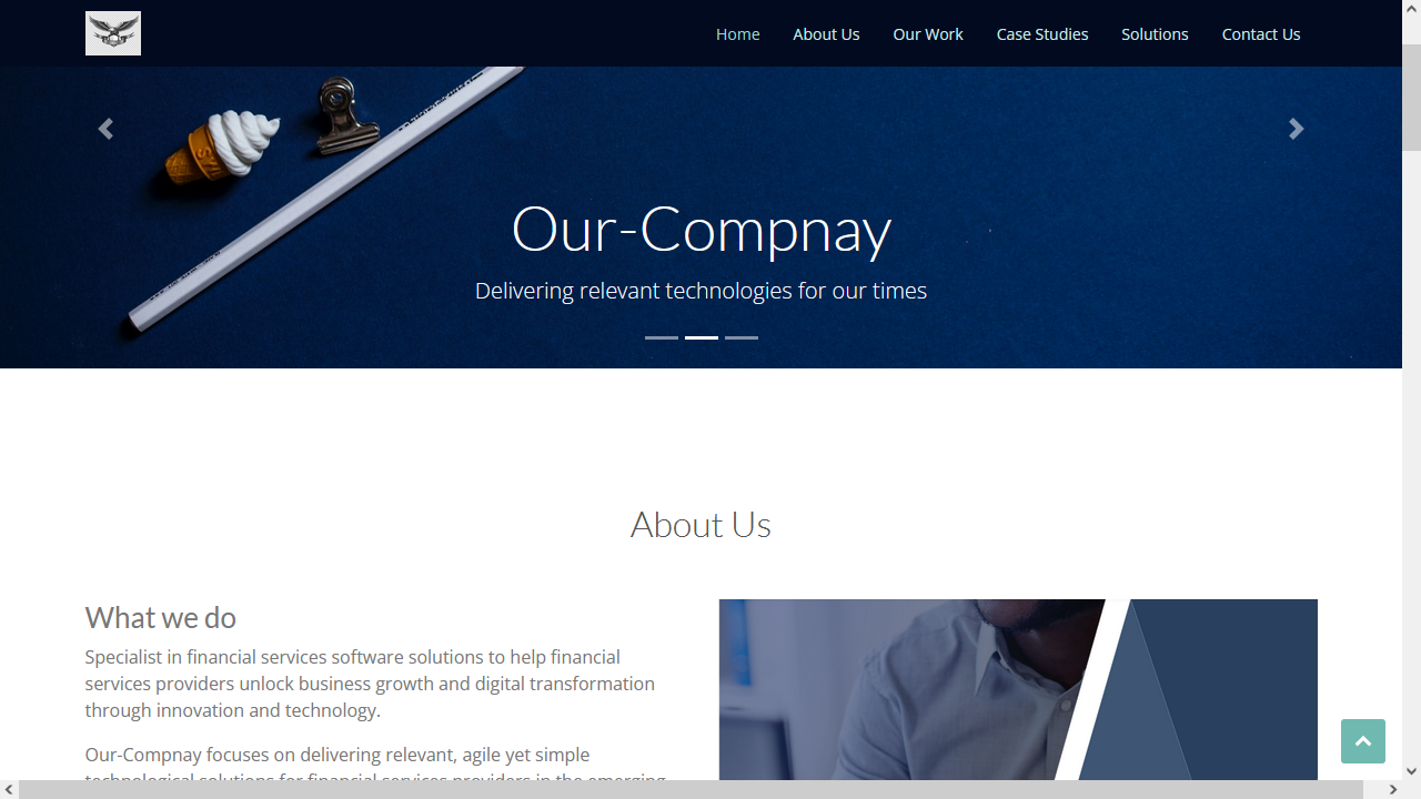 Company Profile Template Website