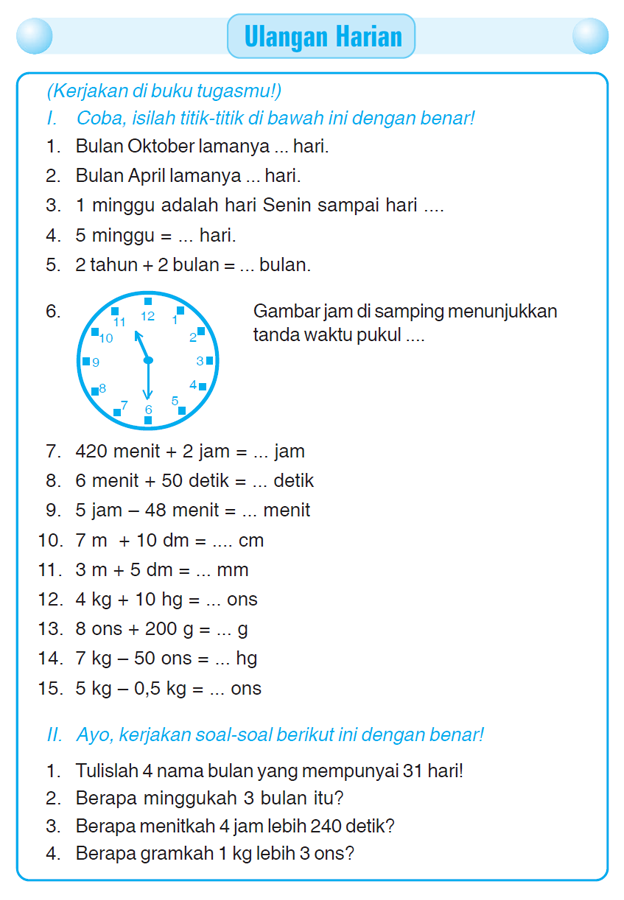10 Rahasia Cepat Pahami Contoh Soal dan Jawaban Satuan Waktu Kelas 4 SD Agar Nilai Bagus